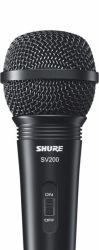 Shure SV200 micrófono Negro Micrófono para karaoke 