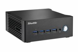 Shuttle Nano PC NA10H PC de tamaño 1L Negro 8845HS 3,8 GHz 