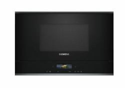 Siemens iQ700 BE732L1B1 microondas Negro Microondas combinado Integrado 21 L 900 W 