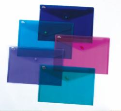 Snopake PolyFile - A4+[Foolscap] Electra Blue Azul A4+ 