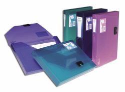 Snopake DocBox - Dark Blue, 25mm capacity caja archivador Azul 
