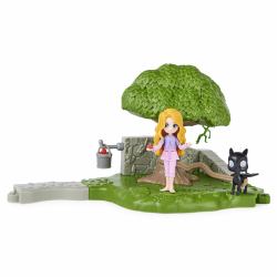 Wizarding World HARRY POTTER - - HARRY POTTER MAGICAL MINIS - Set Cuidado de la Criaturas Mágicas con 1 figura Luna Lovegood Exclusiva 8 cm, 3 Accesorios - 6061845- Juguetes Niños 5 Años + 
