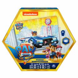 Games PAW Patrol The Movie, rompecabezas de 48 piezas para niños a partir de 4 años, Chase 