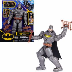 DC Comics DC Batman - Figura Batman 30 CM Deluxe Comics - Muñeco Batman 30 cm Articulado con 5 Accesorios y + 20 Sonidos - 6064833 - Superhéroes Juguetes niños 3 años + 