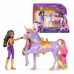 Spin Master Academia Unicornio - Muñeca Sophia, Figura Wildstar 'Estrella' con luces de arcoíris y Accesorios - Unicornios para Niñas - Juguetes Niña 4 años + 