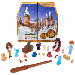 Wizarding World , Harry Potter, Calendario de Adviento de Magical Minis con 24 regalos, Calendario de cuenta atrás para Navidad con juguetes sorpresa, Juguetes para niños y niñas a partir de 6 años 