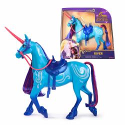 Spin Master Unicorn Academy Academia Unicornio - Figura Río 'River' de 28 cm con movimiento de cabeza y 2 Accesorios Equitación - Unicornios para Niñas - Juguetes Niña 4 años + 