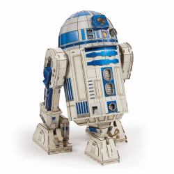 Spin Master 4D Build Puzz4D - Maqueta R2-D2 - Puzzle 3D Star Wars - Maquetas para Construir Adultos - Puzzles para Adultos y Niños - Juegos de Mesa - Juegos Infantiles - Juguetes Niños 12 Años + 