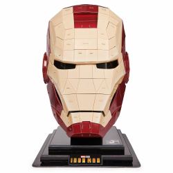 Spin Master 4D Build PUZZLES 4D - CASCO IRON MAN - Puzzle Marvel 3D - Iron Man Juguete - Rompecabezas 3D Juego Construcción - Puzzles para Adultos y Niños - 6069819 - Juguetes Niños 12 Años + 