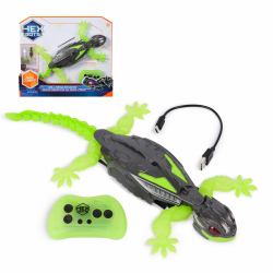 Spin Master Hex Bots - Wallcrawler Gecko: Lagarto Trepador Paredes | Robot Niños Control Remoto Recargable | Regalo Niño 4 Años O Más | Juguetes Niños 4 Años O Más Con Mando A Distancia 