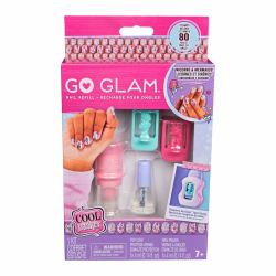 Spin Master Cool Maker - Set de Recarga de Manicura con Diseños de Unicornio y Sirena, para Estampar 80 Uñas, Requiere Estudio GO Glam - Kit de Uñas Postizas Niña - Juguetes Niñas 7 Años + 