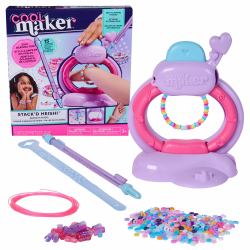 Spin Master Cool Maker - Estudio de Pulseras Heishi - Kit para Hacer Pulseras con Bolígrafo de Cuentas, Taller de Cierre Automático y +1200 Cuentas - Cuentas para Pulseras - Juguetes Niñas 7 Años + 