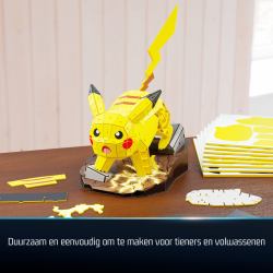 Spin Master 4D Build Puzz4d - Maqueta Pikachu de 201 Piezas - Puzzle 3D Pokemon Pikachu de 33 cm - Maquetas para Construir Adultos y Niños - Puzzles para Adultos y Niños - Juegos de Mesa 