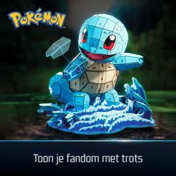 Spin Master 4D Build PUZZ4D - Maqueta Squirtle de 180 Piezas - Puzzle 3D Pokemon Squirtle de 23,5 cm - Maquetas para Construir Adultos y Niños - Puzzles para Adultos y Niños - Juegos de Mesa 