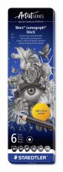 Staedtler Mars Lumograph black Multi 6 pieza[s] 