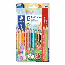 Staedtler 128 Negro, Azul, Burdeos, Marrón, Verde, Azul claro, Verde claro, Naranja, Melocotón, Rojo, Violeta, Amarillo 12 pieza[s] 