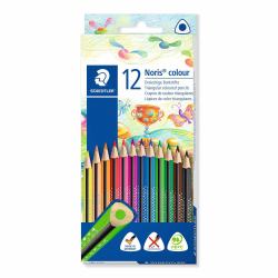 Staedtler 187 Negro, Azul, Marrón, Verde, Azul claro, Verde claro, Mauve, Naranja, Melocotón, Rojo, Amarillo 12 pieza[s] 