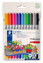 Staedtler 320 C12 rotulador Fino/Medio Negro, Azul, Marrón, Verde, Gris, Azul claro, Gris claro, Naranja, Rosa, Rojo, Violeta, Amarillo 