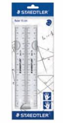 Staedtler 562 152 PB Regla 150 mm Plástico Transparente 2 pieza[s] 