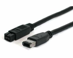 StarTech.com Cable FireWire de 9 a 6 Pines IEEE-1394 de 1,8 metros - Macho a Macho 