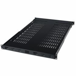 StarTech.com Estante Bandeja Fijo para Gabinete Rack de Servidores con Profundidad Ajustable 