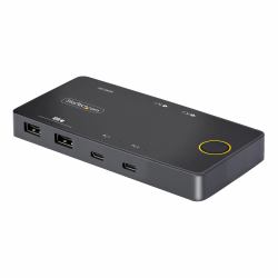 StarTech.com C2-H46-UC2-PD-KVM interruptor KVM Negro 