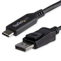 StarTech.com CDP2DP146B adaptador de cable de vídeo 1,8 m USB Tipo C DisplayPort Negro 