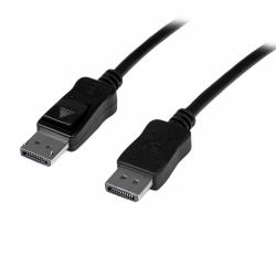 StarTech.com Cable de 10m DisplayPort Activo - Cable DisplayPort 4K Ultra HD - Cable DP a DP para Proyector/Monitor - Cable de Vídeo/Pantalla DP - Conectores DP con Pestillo 