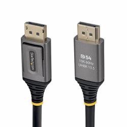 StarTech.com Cable DisplayPort 2.1 de 3m - Cable DP54 Certificado VESA - Cable DP 2.1 - 8K 60Hz, 10K 60Hz/8K 144Hz/4K 240Hz con DSC 1.2a Sin Comprimir - Cable para Monitor DP 