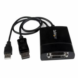 StarTech.com Adaptador de Vídeo DisplayPort a DVI - Conversor DP++ - Doble Enlace - Activo 