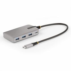StarTech.com Hub Ladrón USB-C de 4 Puertos con Modo Alt de DP para USB-C y Salida de Vídeo de 4K 60Hz - 3x USB-A - 1x USB Tipo C - PD 100W - USB 3.2 10Gbps - Cable 30cm - Portátil 