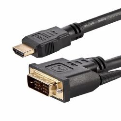 StarTech.com Cable Adaptador Conversor HDMI a DVI-D de 1,8m - Macho a Macho - Convertidor de Vídeo - Negro 