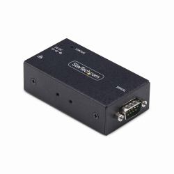 StarTech.com Adaptador Serie a Ethernet - Conversor RJ45 LAN IP a DB9 RS232 - Servidor de Dispositivos Serie de 1 Puerto - Carcasa de Metal - para Dispositivos Serie Remotos - Pared o Carril DIN - TAA 