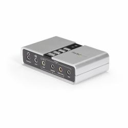 StarTech.com Tarjeta de Sonido 7,1 USB Externa Adaptador Conversor puerto SPDIF Audio Digital Óptico 