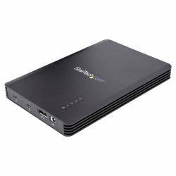 StarTech.com Caja Thunderbolt 3&trade; de 4 Bahías NVMe M.2 para SSD, con 1 Puerto de Vídeo DisplayPort y 2 Thunderbolt 3, 40gbps, con Fuente de Poder de 72W, Caja Externa para Disco Duro 