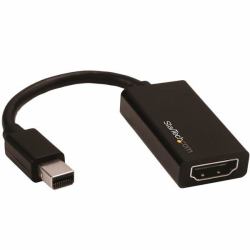 StarTech.com Adaptador Mini DisplayPort a HDMI - Conversor de Vídeo Activo mDP 1.4 a HDMI 2.0 - 4K 60Hz - Mini DP o Thunderbolt 1/2 Mac/PC a Monitor/TV HDMI - Dongle mDP a HDMI 