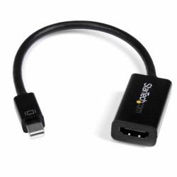 StarTech.com Conversor de Vídeo Mini DisplayPort a HDMI con Audio – Adaptador Activo MDP 1.2 para MacBook Pro – 4K 30Hz - Negro 