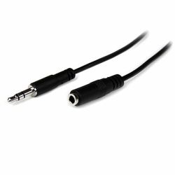 StarTech.com Cable de 2m de Extensión Alargador de Auriculares Mini-Jack 3,5mm Estéreo Macho a Hembra - Delgado 