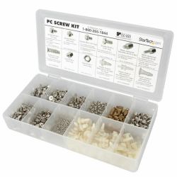 StarTech.com Kit de Tornillos para PC Deluxe - Tornillos, Tuercas y Separadores 