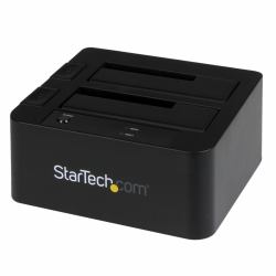 StarTech.com Docking Station eSATA USB 3.0 con UASP de 2 Bahías para Disco Duro o SSD SATA de 2,5 o 3,5 Pulgadas 
