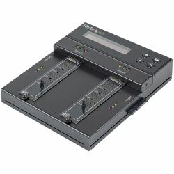 StarTech.com Clonador y Borrador Autónomo de Unidades de Almacenamiento SATA M.2 - NVMe M.2 - Duplicador Copiador Externo Offline de Unidades HDD SSD M.2 PCIe AHCI/NVMe, SATA M.2 - 2,5/3,5 TAA 
