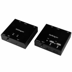 StarTech.com Extensor HDMI por Cable CAT6 con Concentrador USB de 4 Puertos - 50m - 1080p 