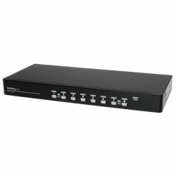 StarTech.com Conmutador Switch KVM 1U OSD y Cables 8 puertos USB A Vídeo VGA HD15 