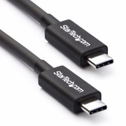 StarTech.com Cable Thunderbolt 3 Pasivo de 2m - 20Gbps - PD 100W - Vídeo 4K - Cable Thunderbolt - Certificado Thunderbolt - Compatible con USB4 / Modo Alt DP - Thunderbolt 4 - USB 3.2 - USB-C 