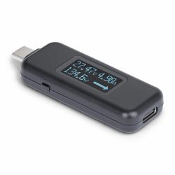 StarTech.com USBC-PWRTESTER comprobador de suministro de energía Negro 