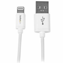 StarTech.com Cable 1m Lightning 8 Pin a USB A 2.0 para Apple iPod iPhone 5 iPad - Blanco 