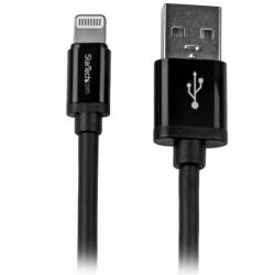 StarTech.com Cable 2m Lightning 8 Pin a USB A 2.0 para Apple iPod iPhone 5 iPad - Negro 