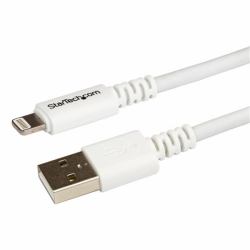 StarTech.com Cable 3m Lightning 8 Pin a USB A 2.0 para Apple iPod iPhone 5 iPad - Blanco 