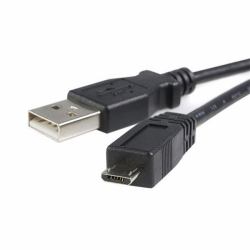 StarTech.com Cable Adaptador de 2m USB A Macho a Micro USB B Macho para Teléfono Móvil Carga y Datos - Negro 
