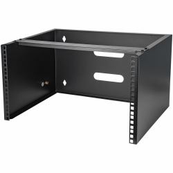 StarTech.com Soporte Montaje en Pared de 6U 12in Profundidad Rack Horizontal para Patch Panel Parcheo 